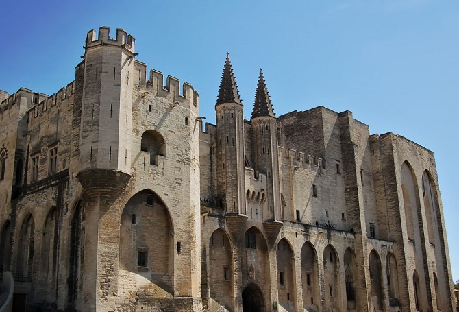 Palácios do Papa em Avignon